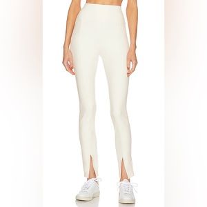 WeWoreWhat Slit Front Leggings - Ivory